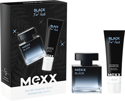 Cadeauset Black for Him Eau de Toilette 2 stuks, 1 st