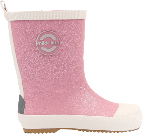 Gummistiefel mit Glitzer, rosa & beige, Gr. 28/29, 1 St