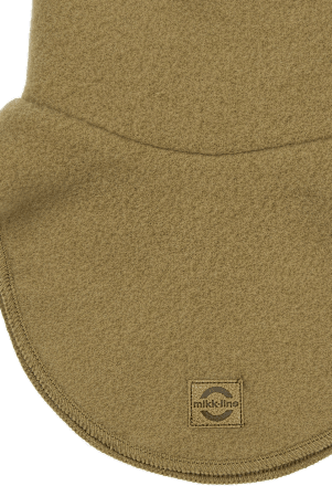 Lussensjaal met merinowol, kaki, maat 3, 1 stuk