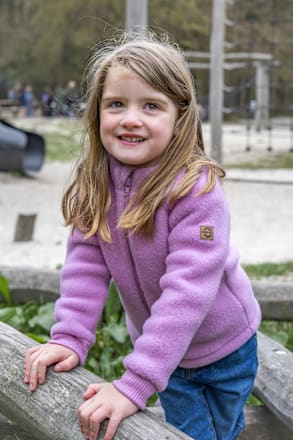Wolljacke, rosa, Gr. 122/128, 1 St