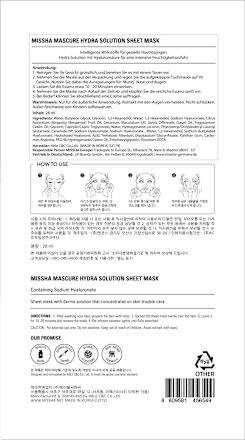 Tuchmaske Hyaluronic Acid, 1 St