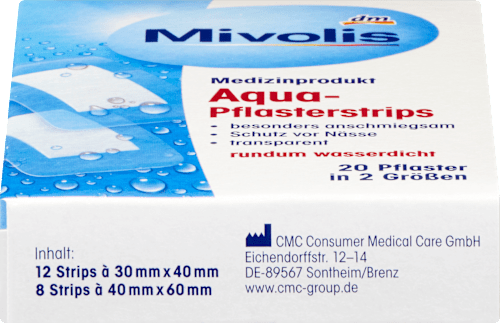 Aqua-Pflasterstrips, 20 St
