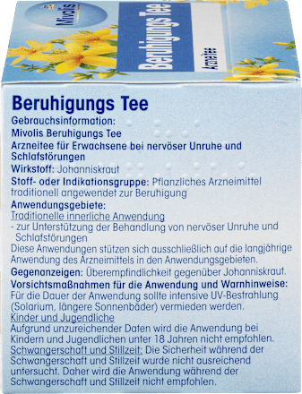 Medicinale thee, kalmerende thee (12 zakjes), 24 g