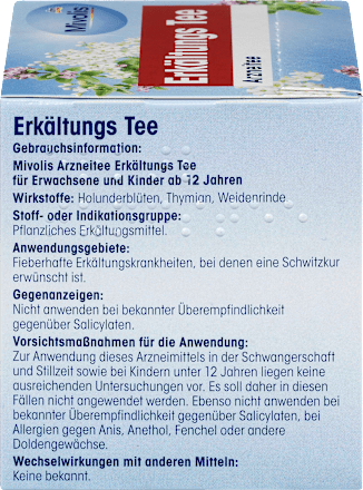 Medicinale thee, koude thee (12 zakjes), 24 g