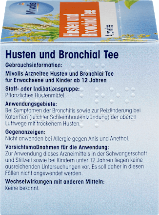 Arzneitee, Husten & Bronchial Tee (12 Beutel), 24 g