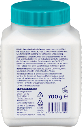 Basisches Badesalz, 700 g