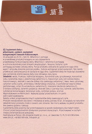 Beauty Kollagen + Hyaluron, Trinkampullen, 20 St, 500 ml