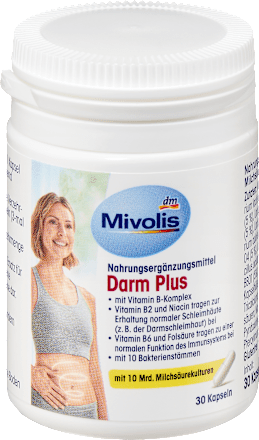 Darm Plus Kapseln 30 St, 16,8 g Mivolis