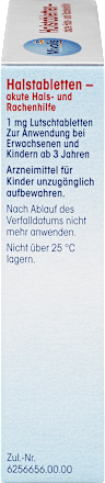 Keelpastilles – acute keel en keelverlichting, 24 stuks