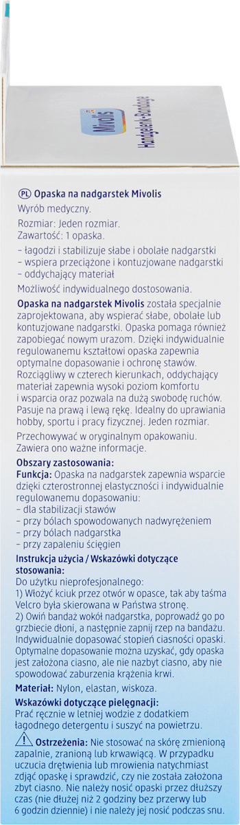 Mivolis Handgelenk-Bandage Einheitsgröße, 1 St