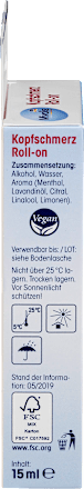 Kopfschmerz Roll-on, 15 ml Mivolis
