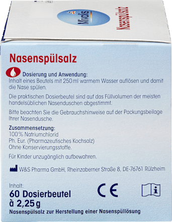 Nasenspülsalz, 60 St Mivolis