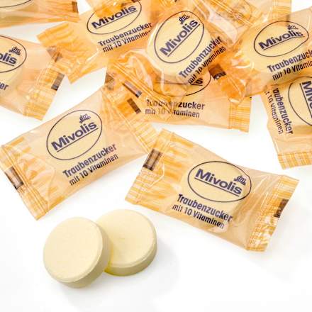 Traubenzucker, Orange mit 10 Vitaminen, 100 g