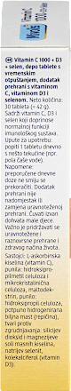 Vitamin C 1000 + D3 + Selen Depot 30 St, 42 g