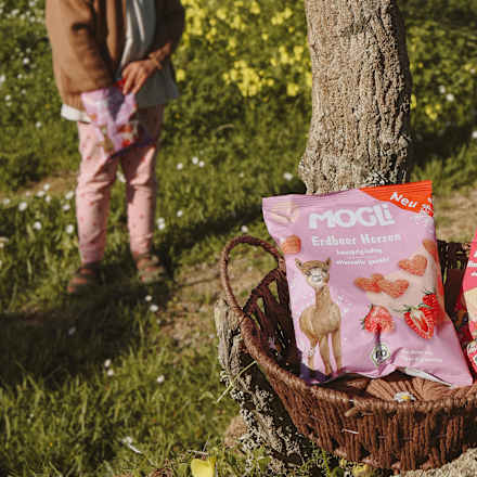 Kindersnack Erdbeer Herzen ab 3 Jahren, 30 g