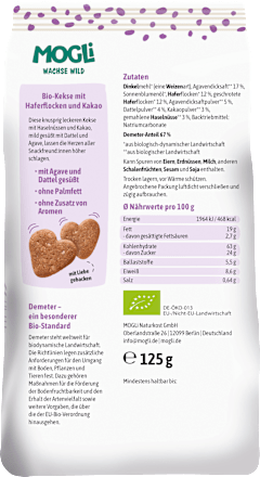 Müsli Kekse, ab 3 Jahren, 125 g