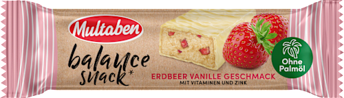 Energieriegel Erdbeere-Vanille, 38 g