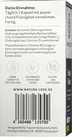 Ginkgo Biloba Kapseln, 75 St