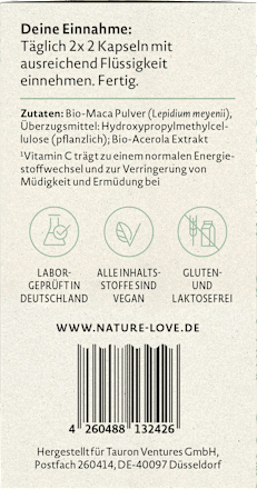 Maca Schwarz Kapseln 120 St, 106 g
