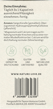 Sango Meereskoralle (Calcium + Magnesium) Kapseln 90 St, 109 g