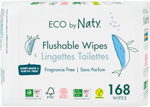 Feuchttücher ECO Flushable (3x56 St), 168 St - Duitse Drogist Haus