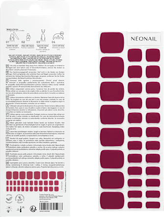 Nagelfolien Gel Stickers Easy On P06, 20 St NÉONAIL