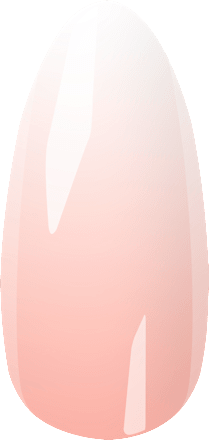 Press Ons Baby Boomer Rose Medium Almond, 32 St