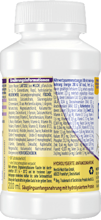 Anfangsmilch Expert HA Pre trinkfertig von Geburt an, 200 ml