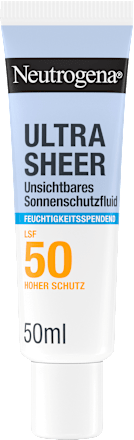 Sonnenfluid Gesicht, ultra sheer feuchtigkeitsspendend, LSF 50, 50 ml