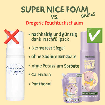 Feuchttuchschaum Super Nice Foam, 100 ml