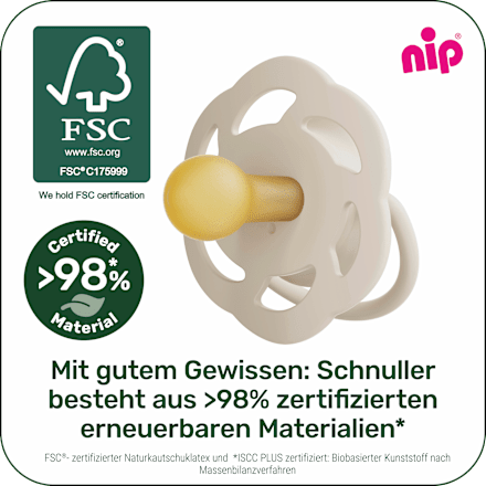 Schnuller Cherry weinrot/beere Gr. 1, 0-6 Monate, 2 St