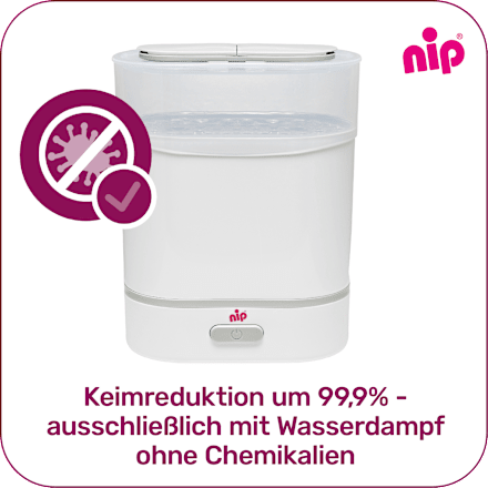 3-in-1 babyflessensterilisator met stoomfunctie en flessenwarmer, 1 stuk
