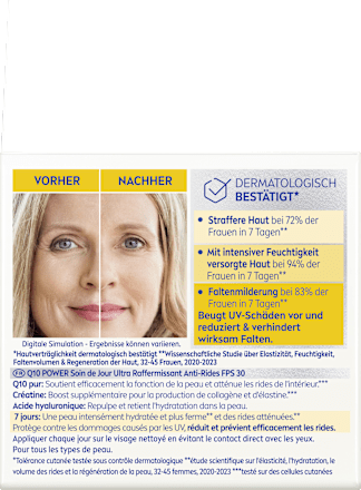 Anti Falten Gesichtscreme Q10 Power LSF 30, 50 ml NIVEA