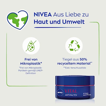Anti Falten Nachtcreme Vital, 50 ml NIVEA