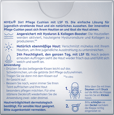 Getinte gezichtsvloeistof 3-in-1 hyaluron-cellulaire filler (donker) SPF 15, 15 g