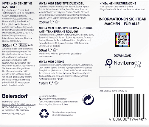 Geschenkset Travel Buddy + Kulturtasche 5tlg, 1 St NIVEA MEN