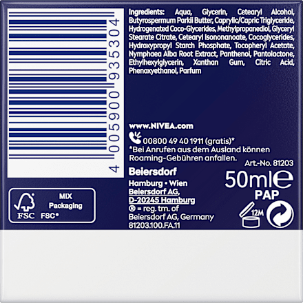Nachtcreme Essentials Gute-Nacht-Pflege, 50 ml NIVEA