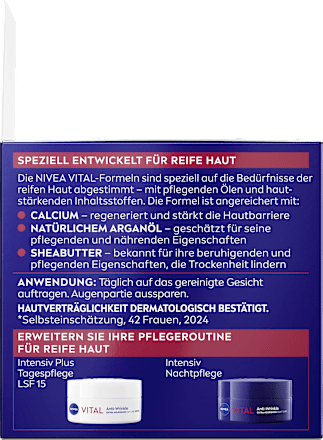 Nachtcreme Vital Anti-Falten Intensiv, 50 ml