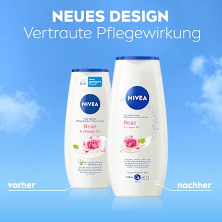 Pflegedusche Rose & Almond Oil, 250 ml
