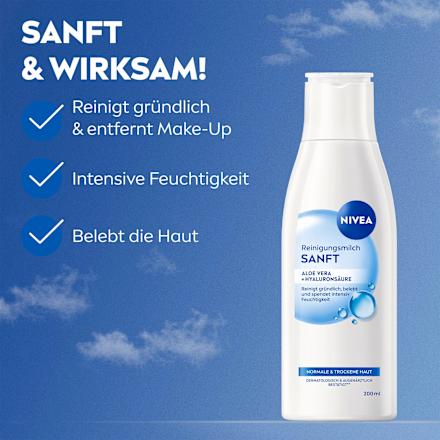 Reinigungsmilch sanft, 200 ml