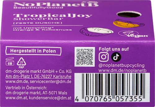 Festes Duschgel Orange & Kokosnuss, 80 g