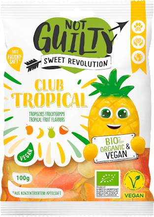 Fruchtgummi, Club Tropical, 100 g
