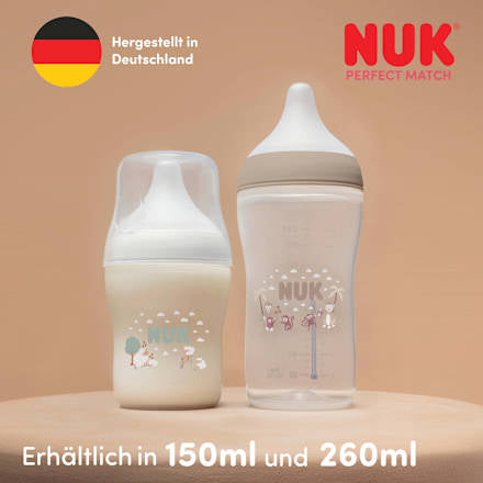 Geschenkset Babyflaschen Perfect Match lila/weiß 3tlg, 260 ml, 1 St