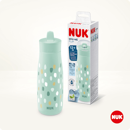 Mini-Me mint drinkrietje fles, 450ml, 1 stuk
