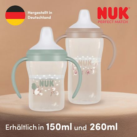 Trinklernflasche Perfect Match braun, ab 6. Monat, 260 ml, 1 St