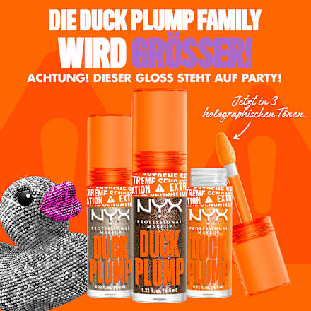 Lipgloss Duck Plump 20 Quazy Silver, 6,8 ml NYX PROFESSIONAL MAKEUP