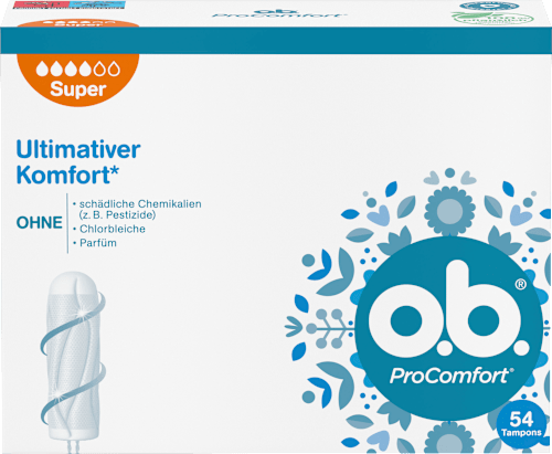 Tampons ProComfort Super, 54 stuks