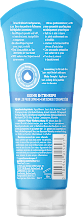 Fußcreme intensive Pflege, healthy feet, 80 ml