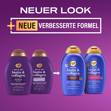 Shampoo thick & full, Biotin & Collagen, 385 ml