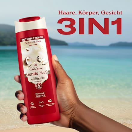 Duschgel Gentle Man´s Coconut & Vanilla 3in1, 400 ml